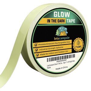 Glow in The Dark Tape 30ft x 1in – Industrial Grade Luminous Safety Tape